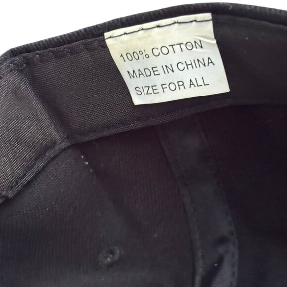 NRA‎ Black Baseball Cap Hat NWOT Adjustable Goldenrod Embroidered Front USA Flag - Picture 7 of 7